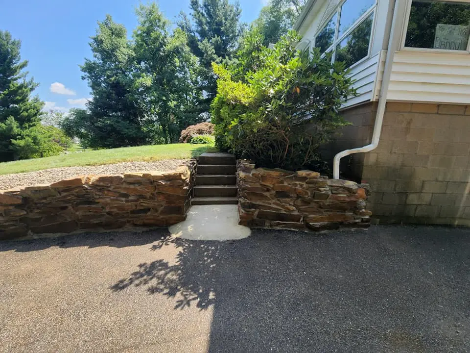 Revamped Retaining Wall