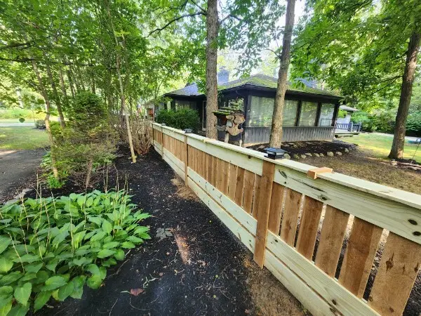 Cedar Fence Installation