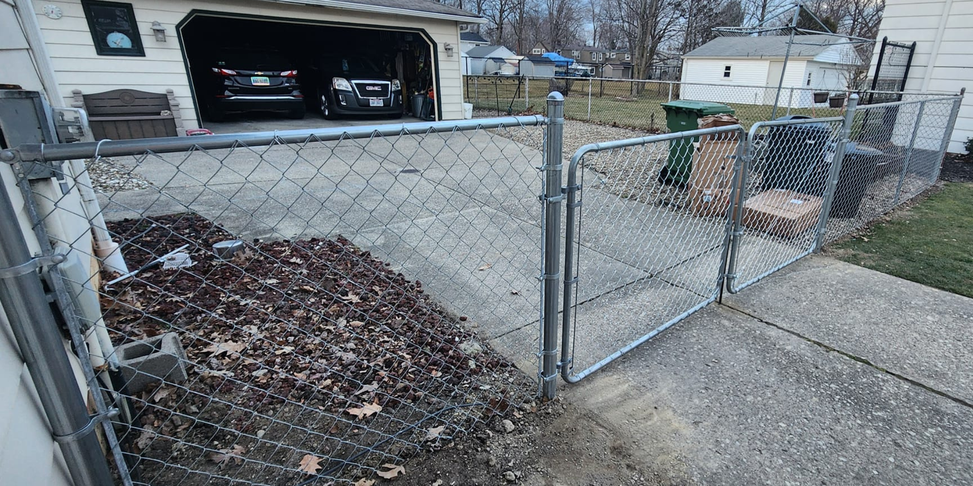 Keep the area around your fence clear